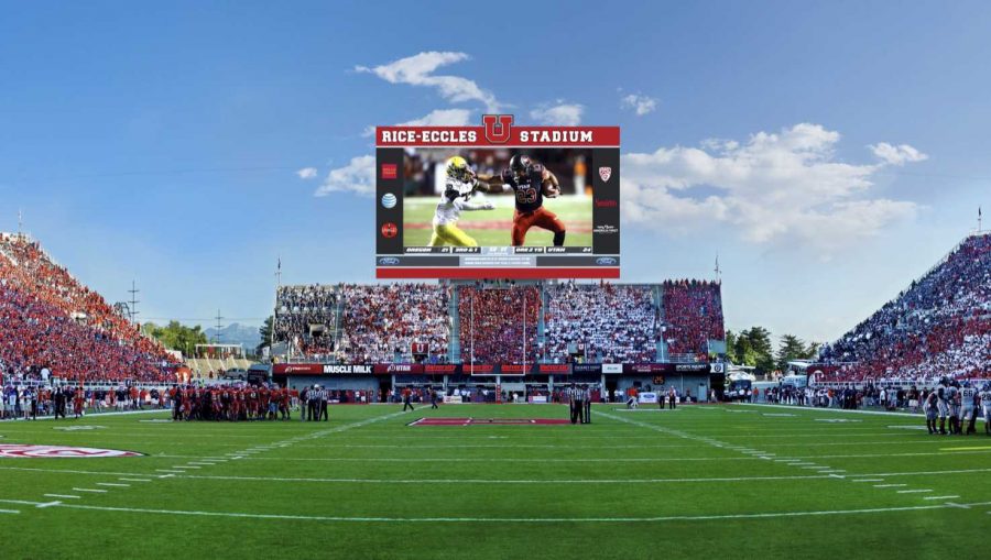 U Approves Updated Scoreboard, Sound System for Rice-Eccles Stadium