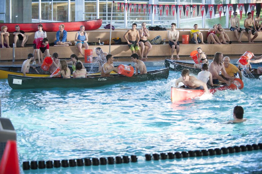 Students Gear Up for Annual Pre-Finals Week Canoe Battleship