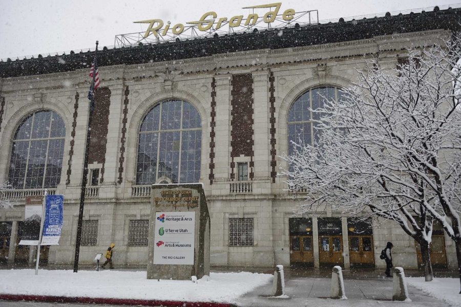 The historic Rio Grande Depot hosts the Winter Farmers Market in downtown Salt Lake City on Saturday, January 30, 2016 (Kiffer Creveling, Daily Utah Chornicle) Photo credit: Kiffer Creveling