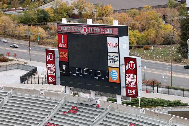 Construction+in+Preparation+for+New+Rice-Eccles+Scoreboard+Begins