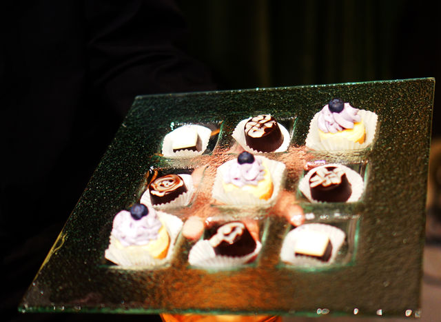Chocolate desserts at the Zions Bank Broadway at the Eccles launch event in Salt Lake City, Utah on Thursday, Mar.3rd, 2016. (Rishi Deka, Daily Utah Chronicle)