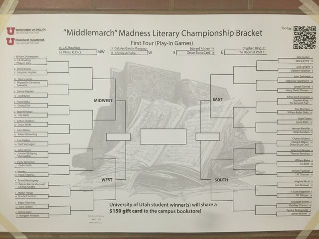 English Department Hosts Middlemarch Madness To Take Brackets Beyond Basketball
