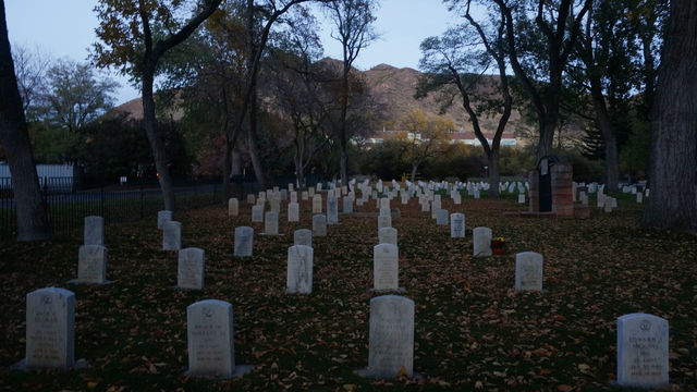 Tombstones Fort Douglas Military Cemetery at the U in Salt Lake City, Utah, Tuesday, Oct. 27, 2015.