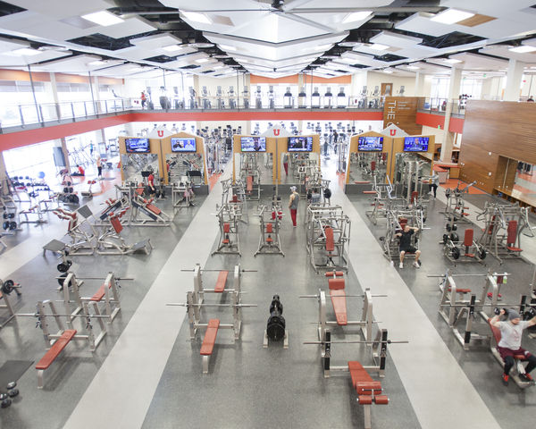 The workout areas at the Student Life Center, Wednesday January 13, 2016.