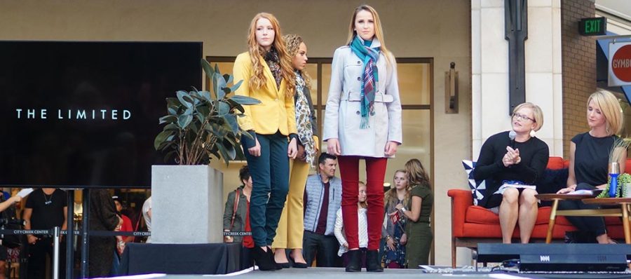 The Limited Models and Designer at the City Creek Mall Fall Fashion Show in Salt Lake City, Utah on Saturday, Sept.17, 2016. (Rishi Deka, Daily Utah Chronicle)