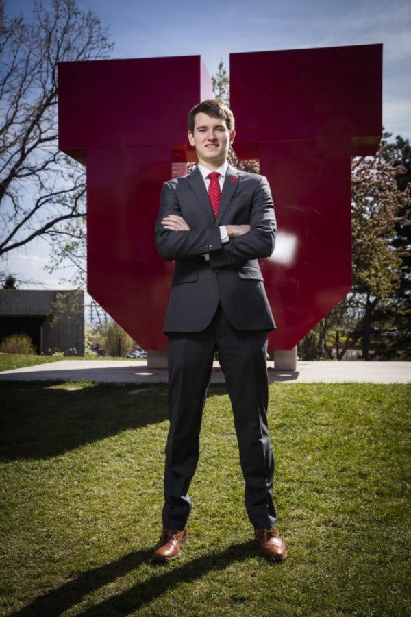 (Model Released), Jack Bender jbender@asuu.utah.edu, University of Utah students pose for various lifestyle photos and portraits for marketing collateral at various location on the campus of The University of Utah in Salt Lake City, Utah Wednesday April 20, 2016. (Photo by August Miller)