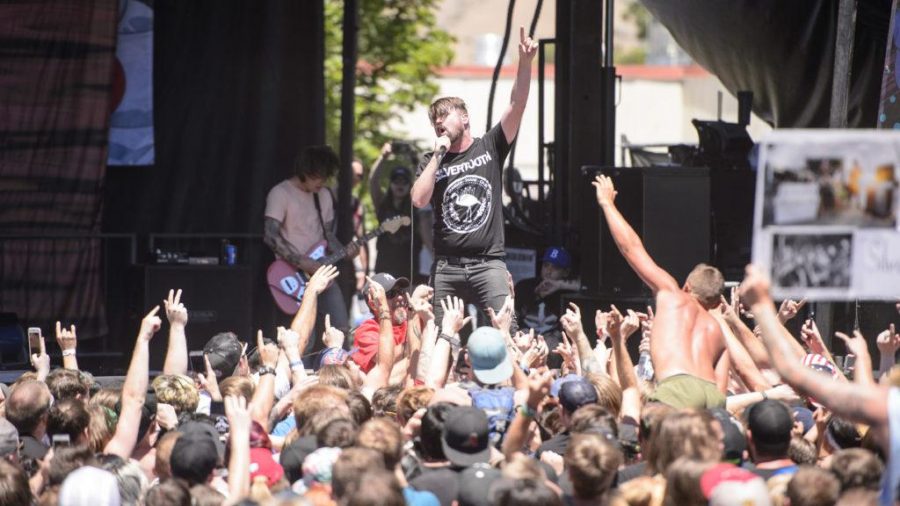 Silverstein performs live in the VANS Warped Tour 2017 at the Utah State Fairpark in Salt Lake City, UT on Saturday, June 24, 2017

(Photo by Kiffer Creveling | The Daily Utah Chronicle)