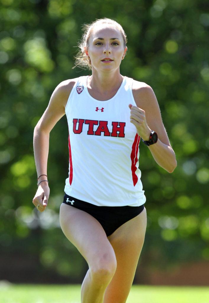 Jessica Sams , Utah Cross Country August 24, 2016 in Salt Lake City, UT. (Photo / Steve C. Wilson / University of Utah)