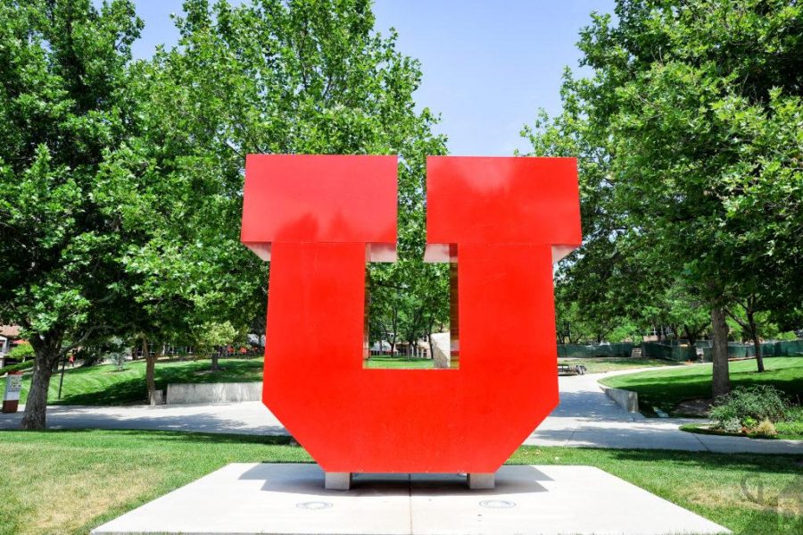The Block U on the University of Utah Campus, Salt Lake City, UT on Wednesday, July 12, 2017.