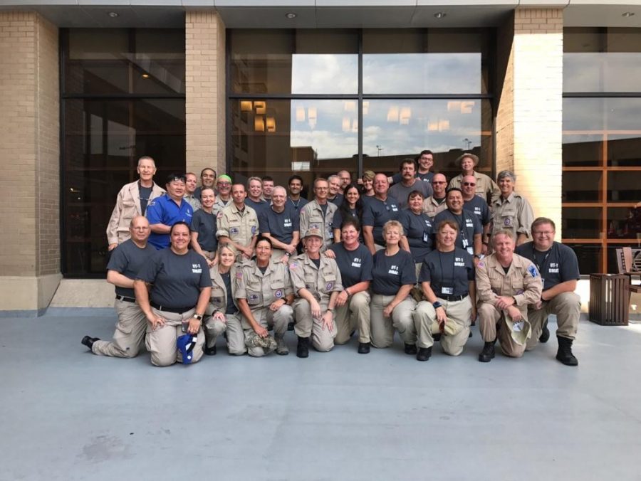 The UT1 Disaster Medical Assistance Team, which traveled to Houston to help Hurricane Harvey victims, features employees of University of Utah Health.