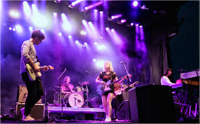 Alvvays performing at the Sasquatch! music festival in 2015