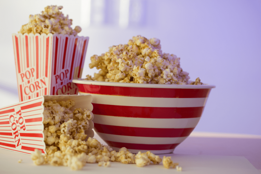 Comfort Foods: Popcorn, Chocolate and Potato chips
