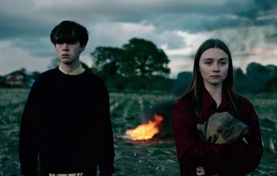 Alex Lather and Jessica Barden in The End of the F***ing World