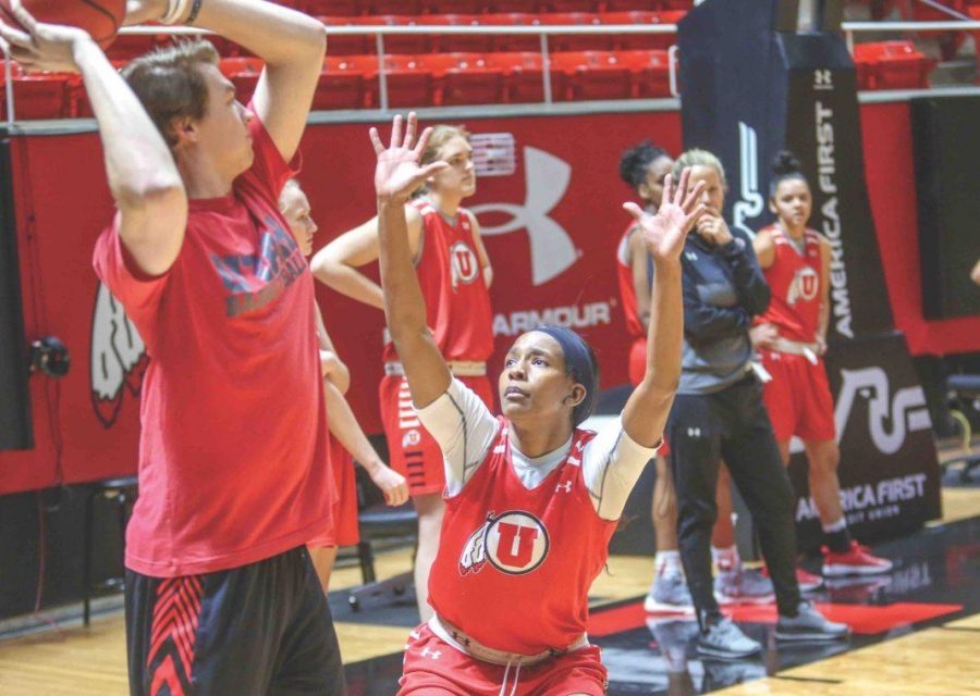 University of Utah Womens Basketball practice at the Jon M. Huntsman Center in Salt Lake City, UT on Wednesday, Jan. 10, 2018

(Photo by Adam Fondren | Daily Utah Chronicle)