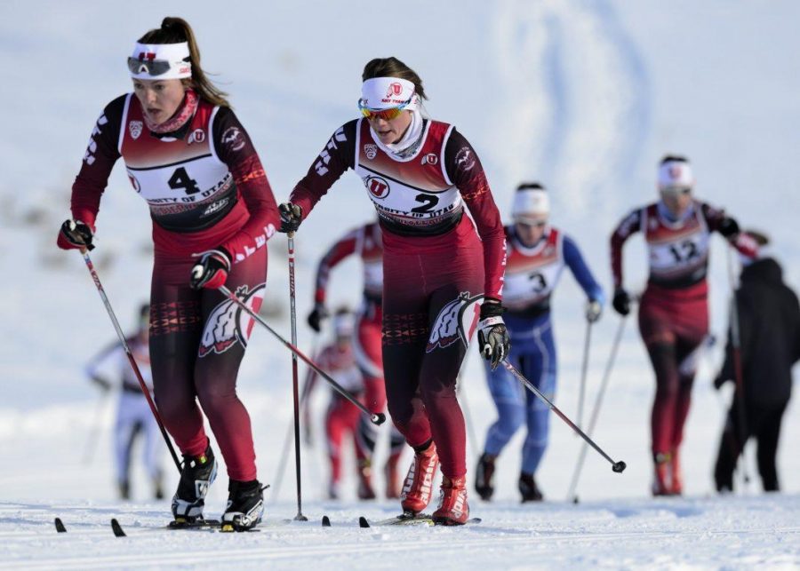 University of Utah ski team hosts the Utah Invite where vaious teams compete in Nordic ski racing at Soldier Hollow, in Heber Utah on Sunday and Monday, January 10-11, 2015