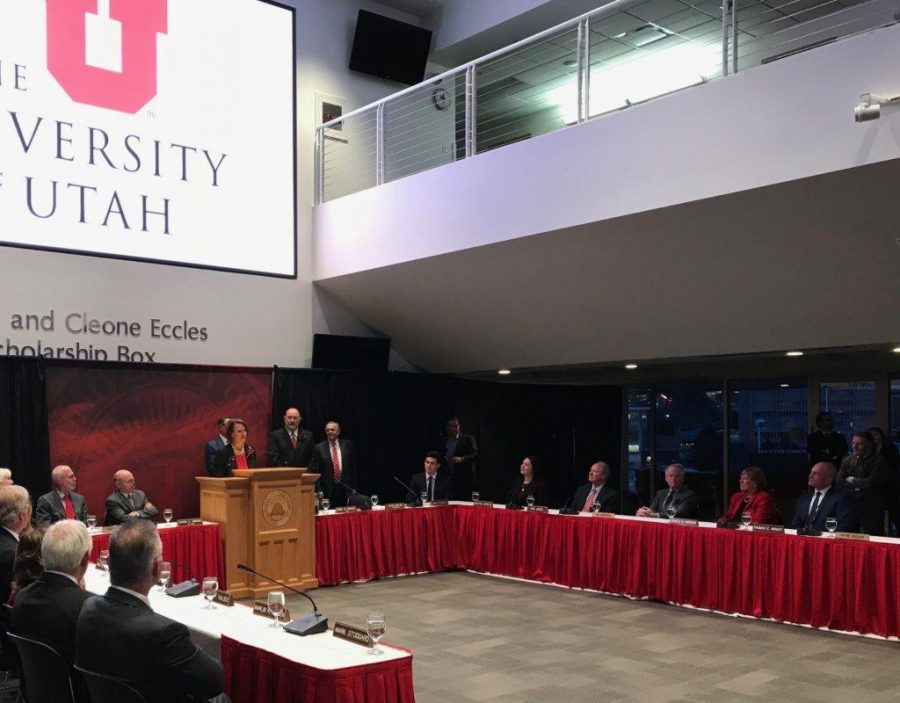 Ruth Watkins was selected as the new president of the University of Utah on Thursday, Jan. 18, 2018.