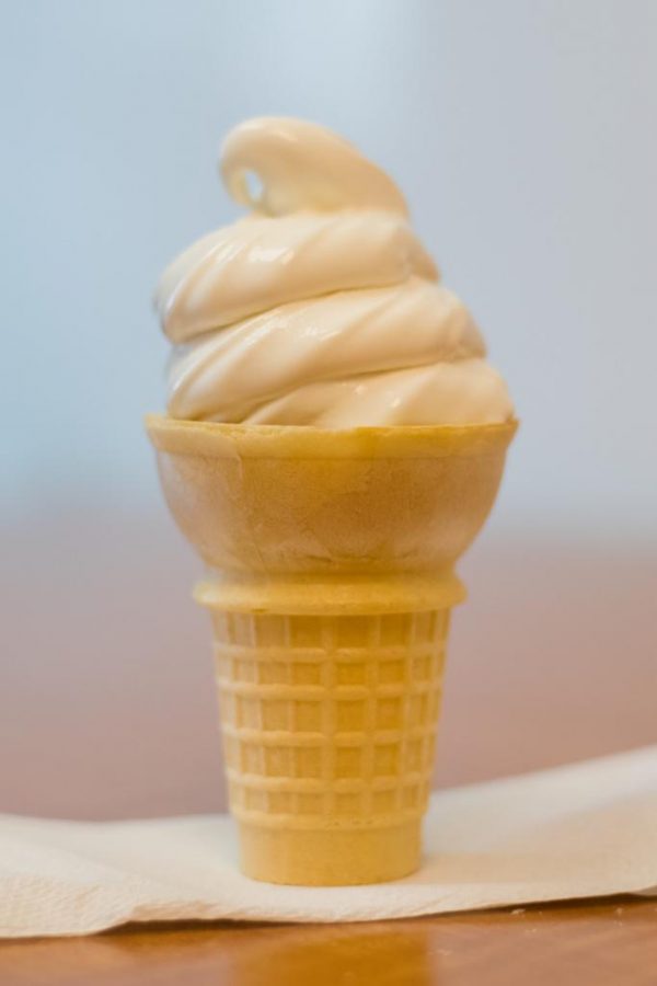 Photo of an ice cream cone in Salt Lake City, UT on Tuesday April 17, 2018.

(Photo by Curtis Lin/ Daily Utah Chronicle)