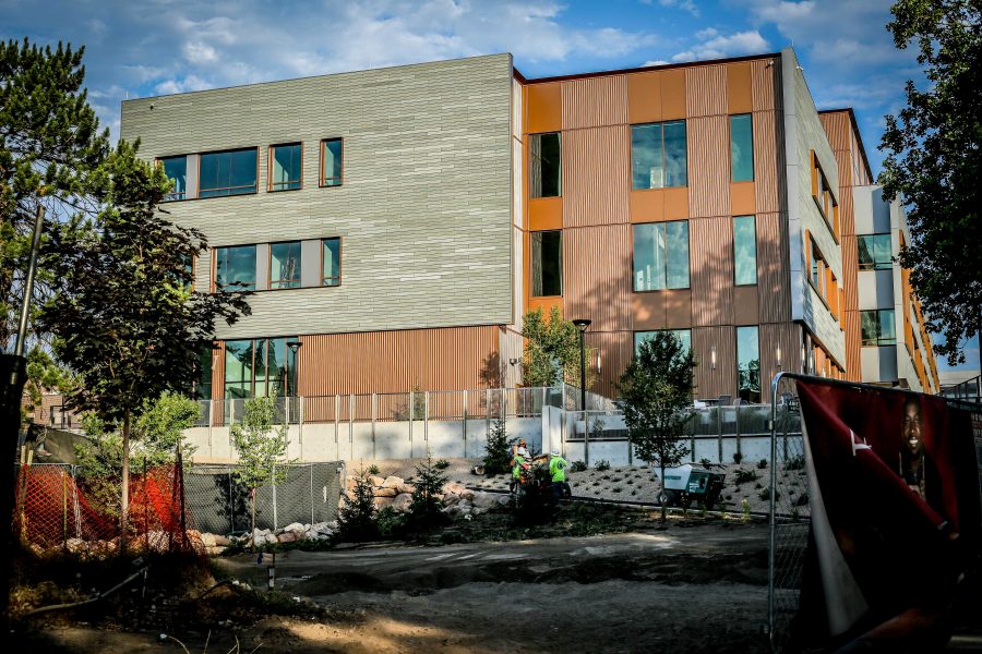 Carolyn and Kem Gardner Building at the University of Utah in July 2018 when it was still being constructed. Chronicle archives.