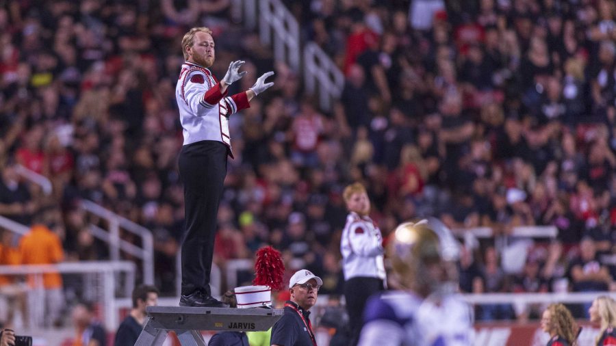 The+University+of+Utah+marching+band+performs+at+halftime+during+an+NCAA+Football+game+vs.+the+Washington+Huskies+at+Rice+Eccles+Stadium+in+Salt+Lake+City%2C+Utah+on+Saturday%2C+Sept.+15%2C+2018.+%28Photo+by+Kiffer+Creveling+%7C+The+Daily+Utah+Chronicle%29