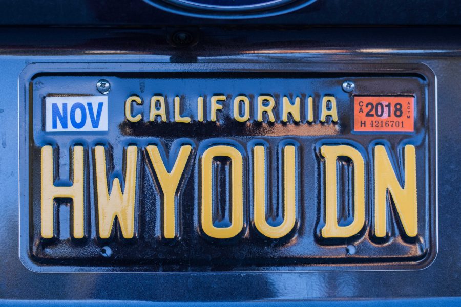 Vanity plates around the University of Utah campus in Salt Lake City, UT on Tuesday September 25, 2018.

(Photo by Curtis Lin | Daily Utah Chronicle)