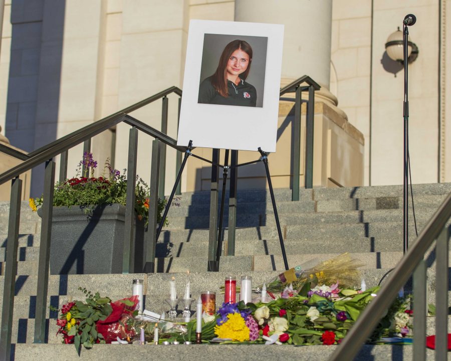 Students%2C+staff%2C+family+and+friends+attend+a+vigil+on+the+steps+of+the+Park+Building+for+Lauren+McCluskey+who+was+tragically+killed+on+campus+at+The+University+of+Utah+in+Salt+Lake+City%2C+Utah+on+Wednesday%2C+Oct.+24%2C+2018.+%28Photo+by+Kiffer+Creveling+%7C+The+Daily+Utah+Chronicle%29