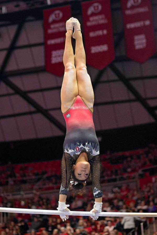 January 5, 2019; Salt Lake City, UT, USA; University of Utah Gymnastics vs Penn State.
(Courtesy of the University of Utah)