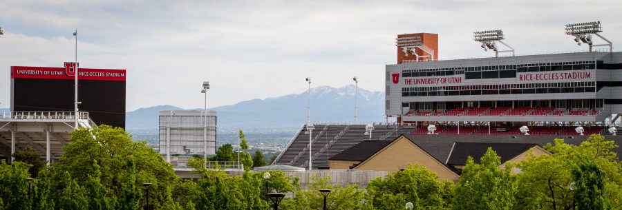 Rice Eccles Stadium at the University of Utah, Salt Lake City, UT 5/14/17.

Photo by Adam Fondren/Daily Utah Chronicle