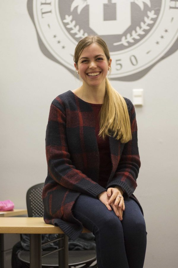 Maggie Gardner, the 2018-2019 Vice President of University Relations. 

(Photo by Justin Prather | The Daily Utah Chronicle)