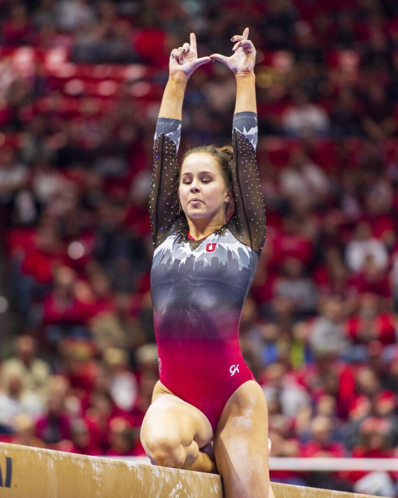 Watch Out for This Fierce Freshman: Gymnast Adrienne Randall is Fire on ...