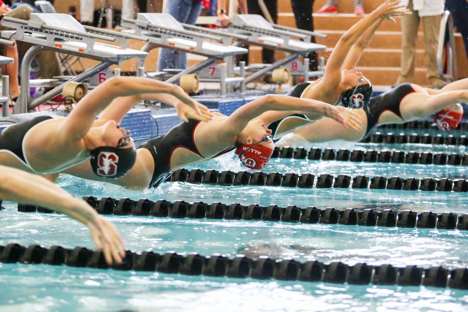 Women's Swim and Dive Record First Ever Win Against Arizona – The Daily