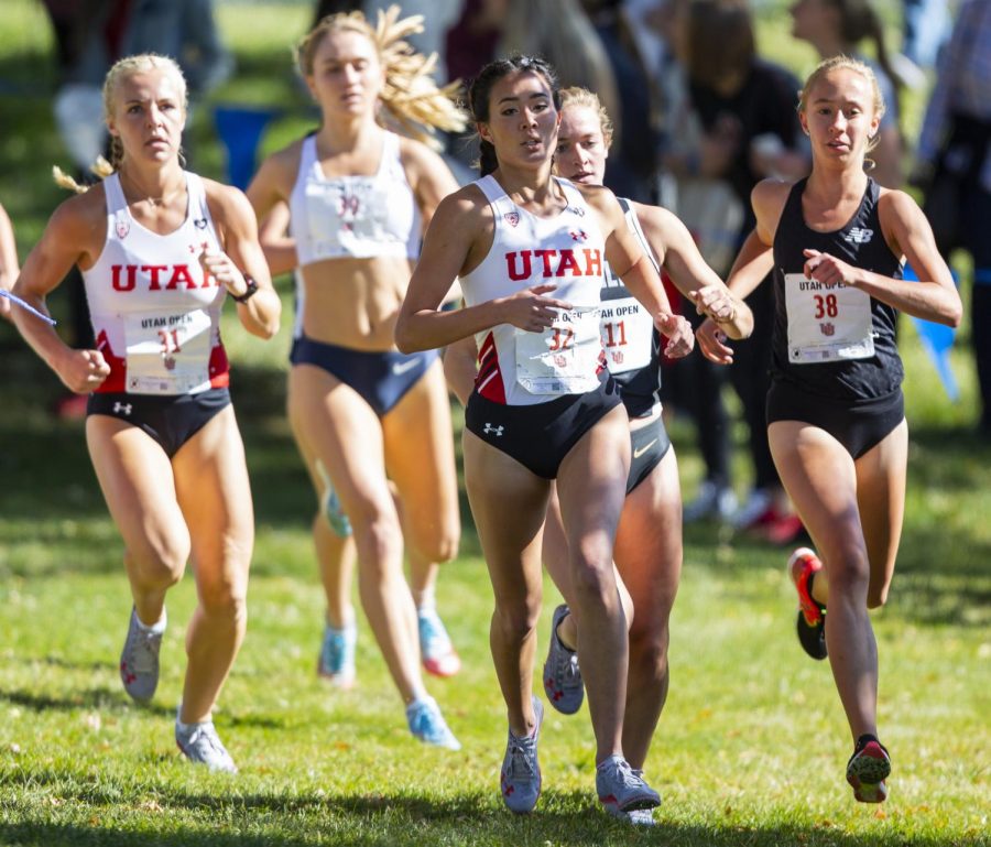 University+of+Utah+sophomore+Kennedy+Powell+%2832%29+during+the+Womens+5K+run+at+the+Utah+Open+in+an+NCAA+Cross+Country+Meet+at+Sunnyside+Park+in+Salt+Lake+City%2C+UT+on+Friday+October+25%2C+2019.%28Photo+by+Curtis+Lin+%7C+Daily+Utah+Chronicle%29