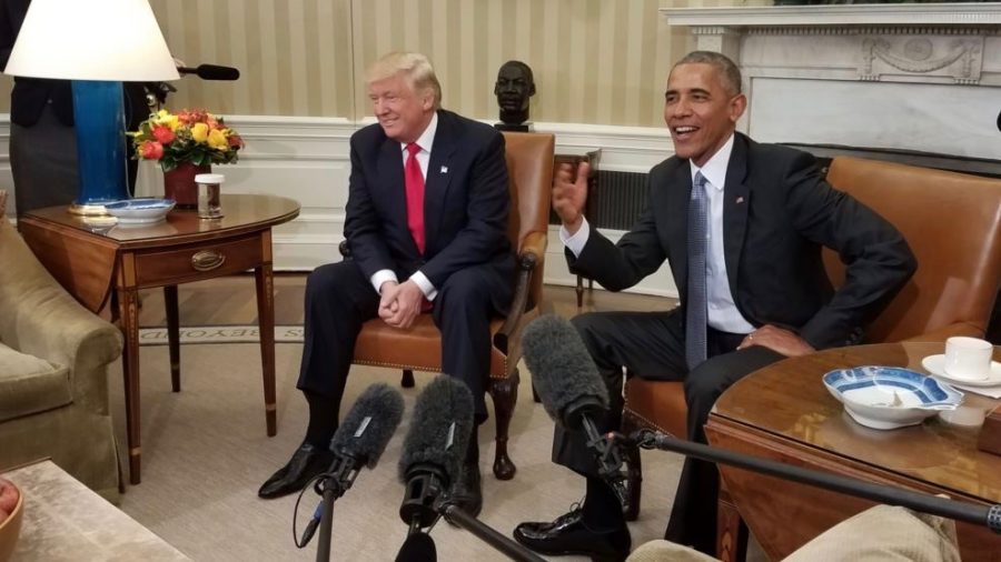President Barack Obama meeting with President Donald Trump at the White House on Nov. 10, 2016. (Courtesy Wikimedia Commons)