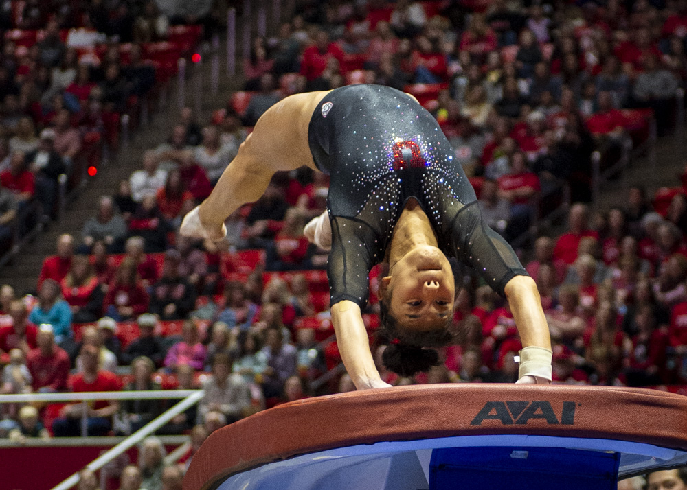 No. 4 Utah Gymnastics Finishes Pac-12 Competition With Victory Over ...