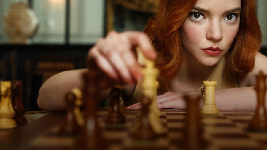 Anya Taylor-Joy starring in The Queens Gambit (courtesy Netflix).