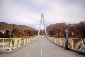 The Legacy Bridge at the University of Utah Campus.
