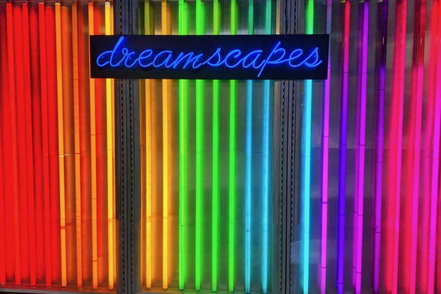 Dreamscapes Rainbow wall. (Photo by Luke Jackson | The Daily Utah Chronicle)