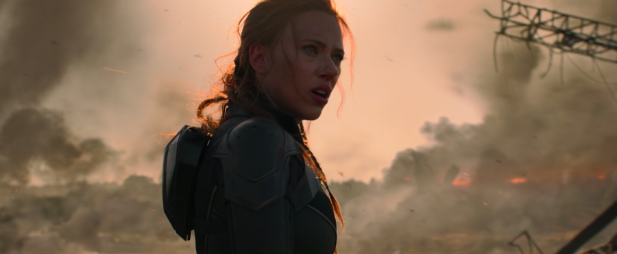 Scarlett Johansson as Natasha Romanoff in the Black Widow trailer. (Courtesy Marvel Entertainment)