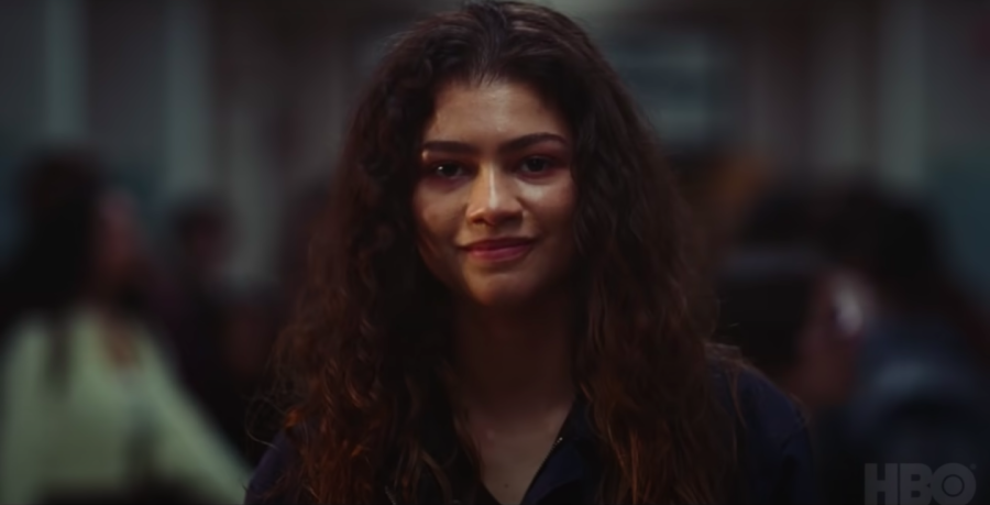 Zendaya in Season Two of Euphoria on HBO Max.