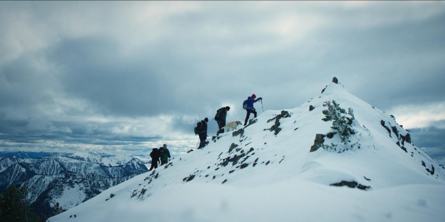 Bozeman, MT - Anker-Lowe family hiking Alex Lowe Peak in Montana. (Credit: Lowe Anker Family)