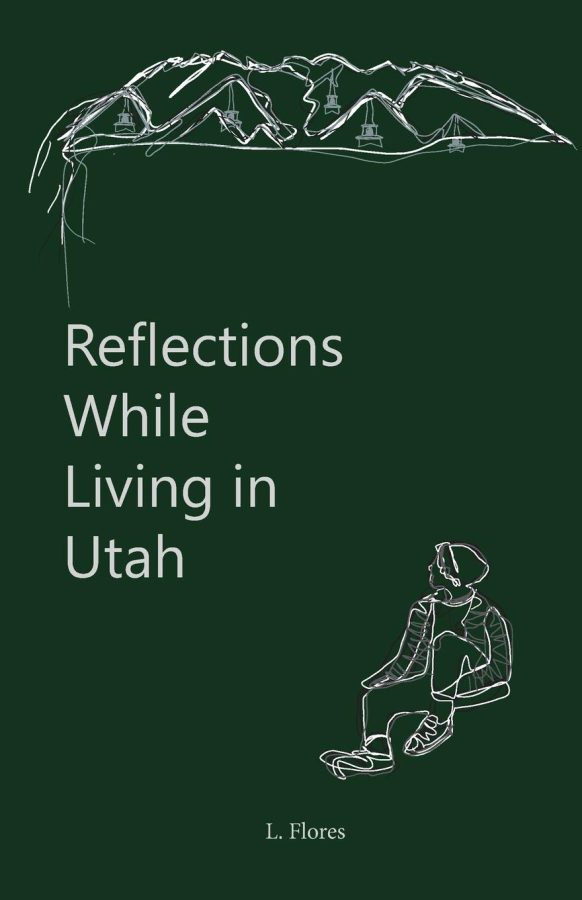 Reflections While Living in Utah cover art (Photo Courtesy L. Flores via Amazon.com) 