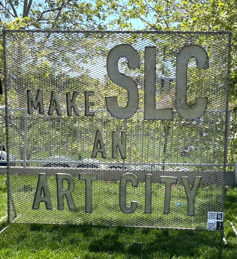 Art installation at Kilby Block Party. (Photo by Luke Jackson | The Daily Utah Chronicle)