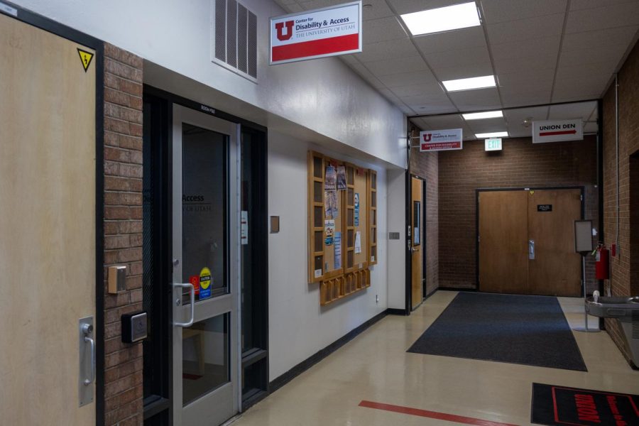 The Center for Disability & Access at the University of Utah on the first floor of the A. Ray Olpin Union building on campus in Salt Lake City, Utah on July 10, 2022.