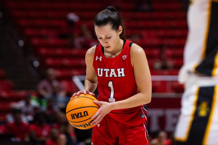 The University of Utah womens basketball team takes on Idaho at the Jon. M. Huntsman Center in Salt Lake City, Utah, on Nov. 7 2022.