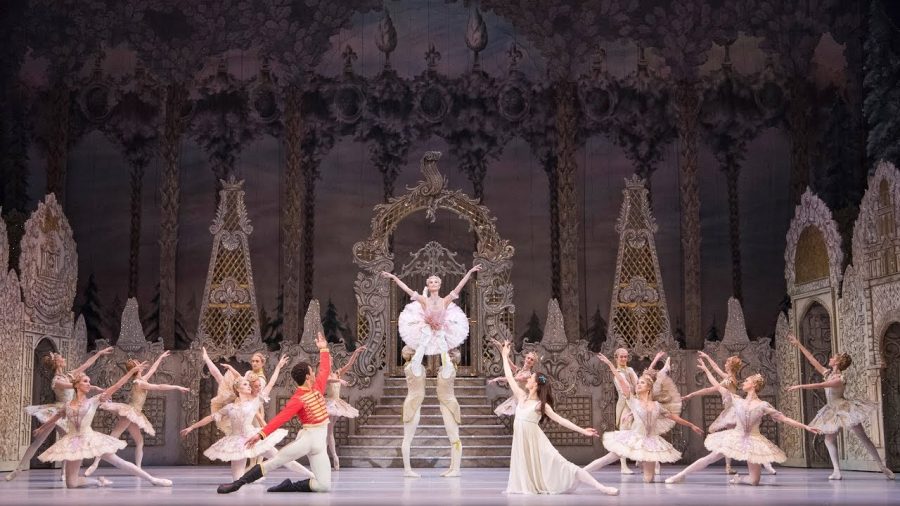 The Royal Ballet in Peter Wrights interpretation of The Nutcracker (2018) (Photo via Why The Royal Ballet love preforming The Nutcracker on YouTube)