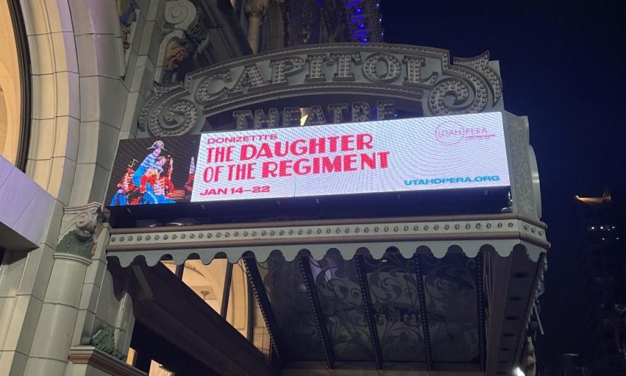 The Daughter of the Regiment at the Capitol Theatre in Salt Lake City, Utah. (Photo by Heather Hopkins | The Daily Utah Chronicle)