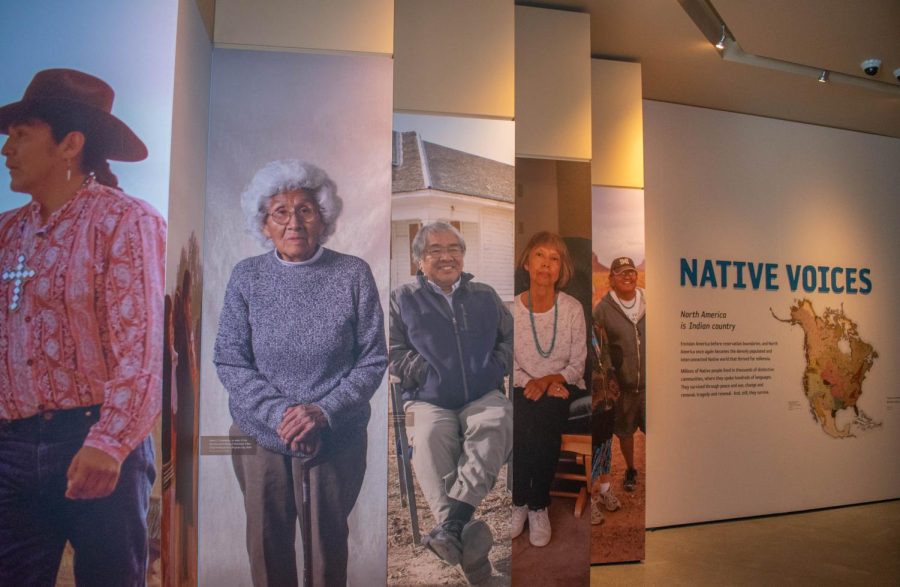An exhibit about Utah Indigenous history at the Natural History Museum in Salt Lake City on Feb. 6, 2023.