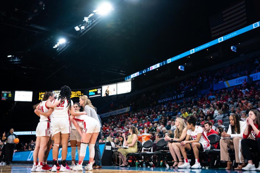 The University of Utah women’s basketball takes on the Washington State Cougars at Michelob ULTRA Arena in Las Vegas, NV on Thursday, March 2, 2023.