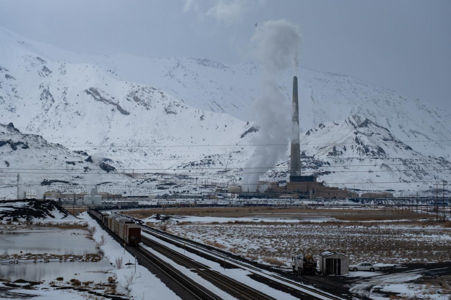 The Rio Tinto Kennecott Smelter west of Salt Lake City on Sunday, Feb. 26, 2023.