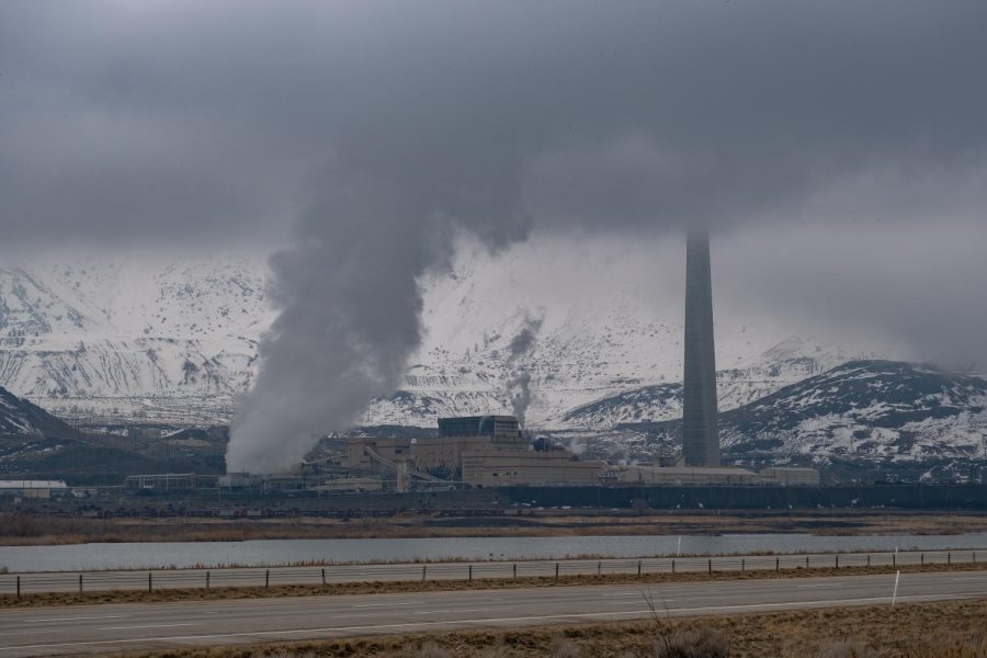 The Rio Tinto Kennecott Smelter west of Salt Lake City on Sunday, March 12, 2023.
