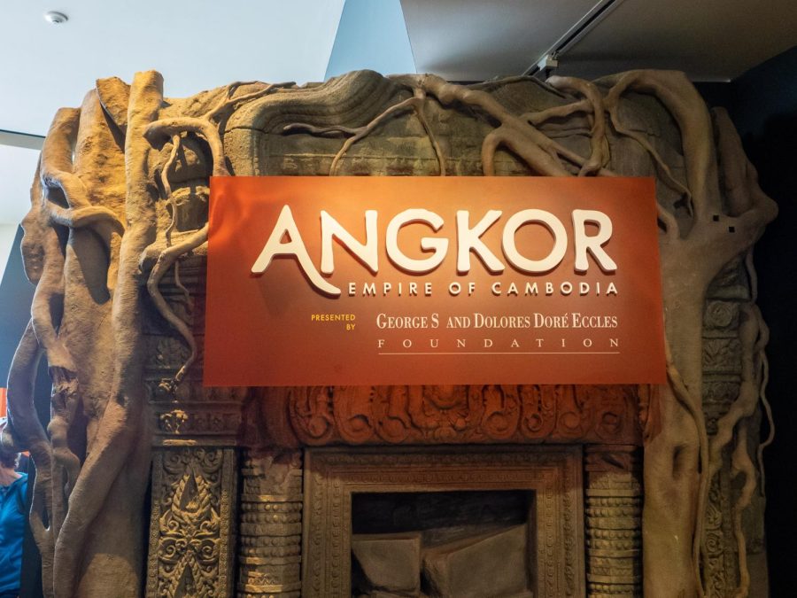 The Angkor: Empire of Cambodia exhibit on display at the Natural History Museum of Utah in Salt Lake City on Friday, April 7, 2023. (Photo by Jack Gambassi | The Daily Utah Chronicle)
